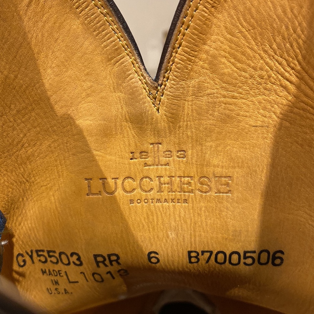 Lucchese 1883 cowboy boot size 6 - Picture 4 of 4